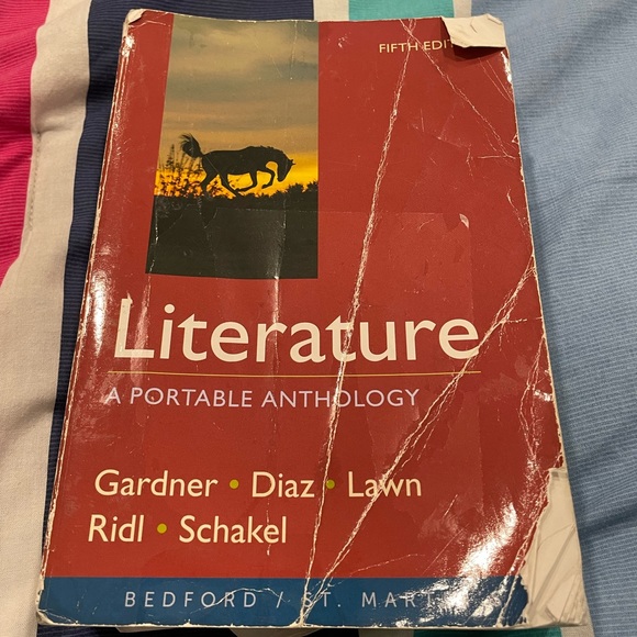 Literature a portable anthology Other - LITERATURE A OORTABLE ANTHOLOGY BOOK.. used..